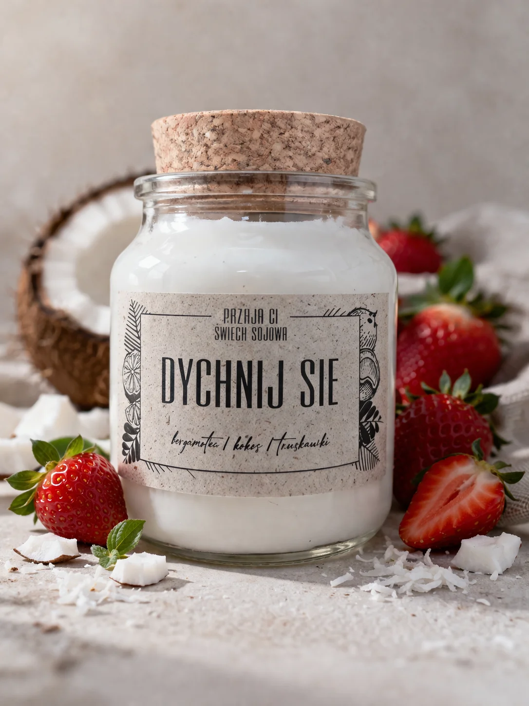 świeca zapachowa DYCHNIJ SIE