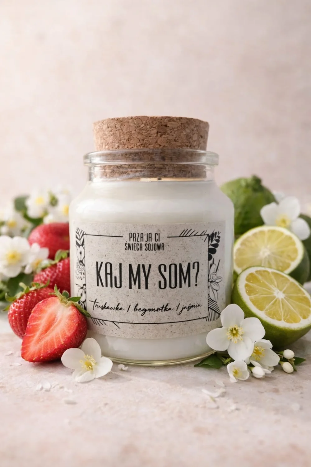 świeca zapachowa KAJ MY SOM?